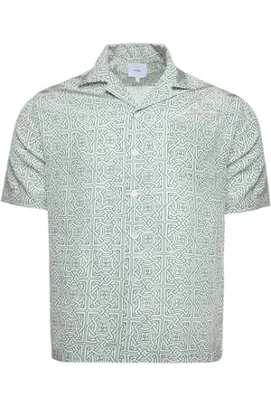 Rhude Camisa de seda Cravat