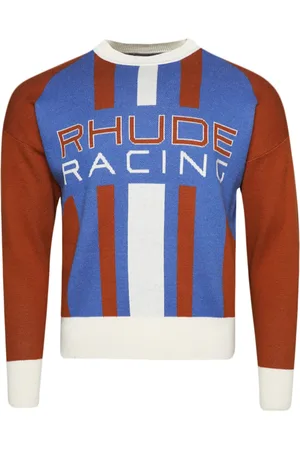 Rhude Suéter con logo en intarsia