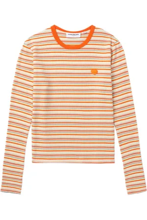 Chocoolate Playera manga larga con motivo de rayas