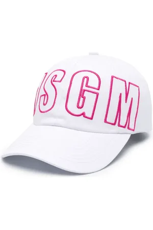 Msgm Gorra con logo bordado