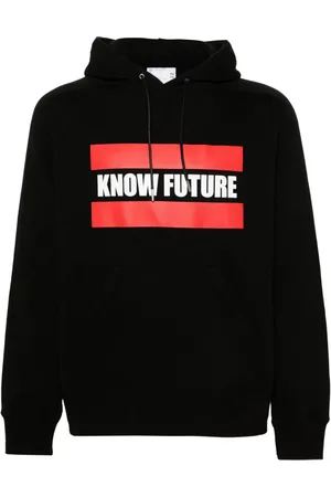 SACAI Hoodie con eslogan estampado