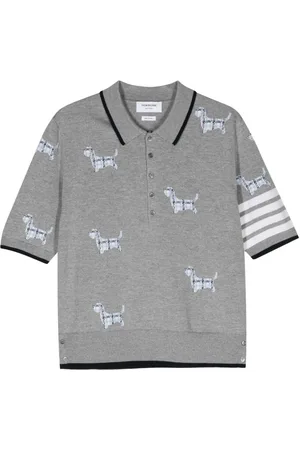 Thom Browne Playera tipo polo Hector