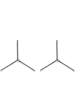 Y / PROJECT Aretes con aplique Y