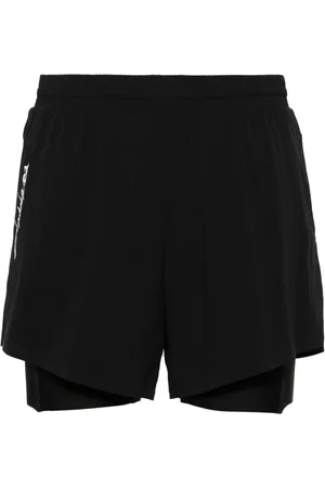 Y-3 Shorts running con logo estampado