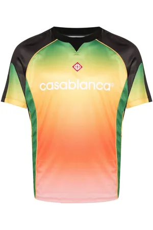 Casablanca Playera con logo estampado y efecto degradado