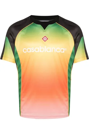 Casablanca Playera con logo estampado y efecto degradado