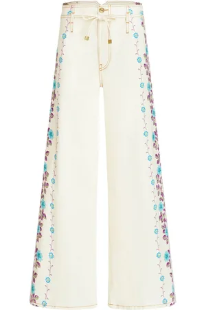 Etro Jeans anchos con estampado floral