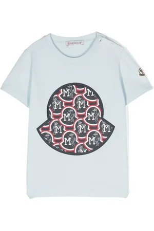 Moncler Playera con logo estampado