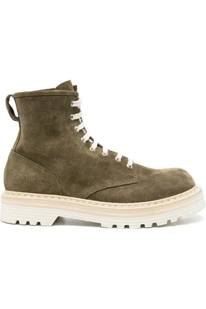 Premiata Botas militares de gamuza
