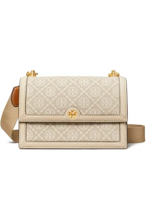 Tory Burch Bolsa de hombro con monograma T pequeña