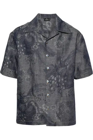 Etro Camisa con motivo en jacquard