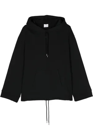 Courrèges Hoodie con parche del logo