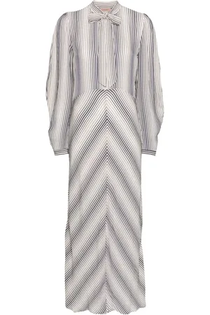 Twin-Set Vestido camisero con cuello en V