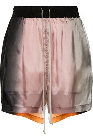 Rick Owens Shorts anchos con efecto degradado