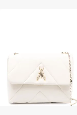 Patrizia Pepe Bolsa de hombro con placa del logo