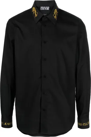 VERSACE Camisa con logo bordado