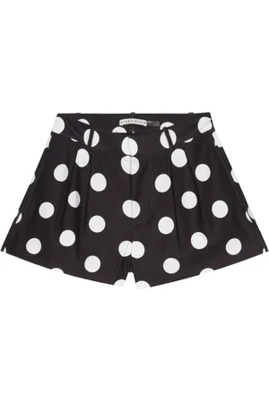 ALICE+OLIVIA Shorts con lunares estampados