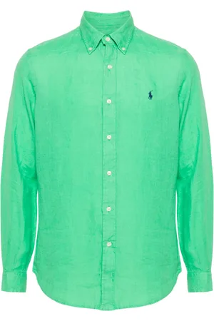 Ralph Lauren Camisa con logo bordado