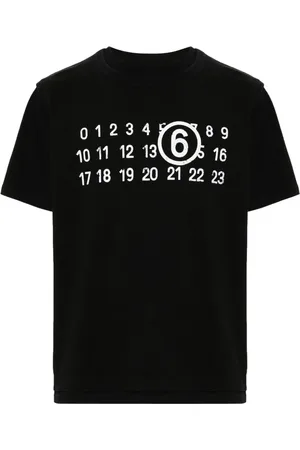 Maison Margiela Playera con motivo de números
