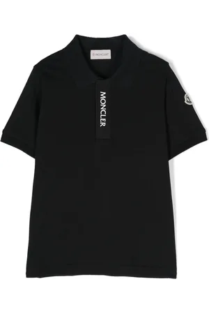 Moncler Playera tipo polo con parche del logo