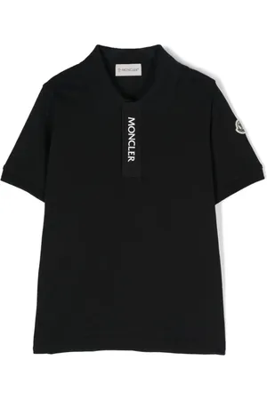 Moncler Playera tipo polo con parche del logo
