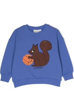 Mini Rodini Sudadera con ardillas estampadas