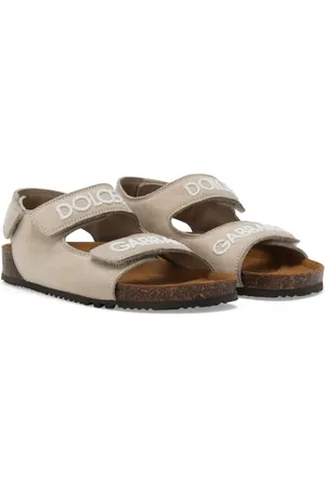Dolce & Gabbana Sandalias con logo bordado
