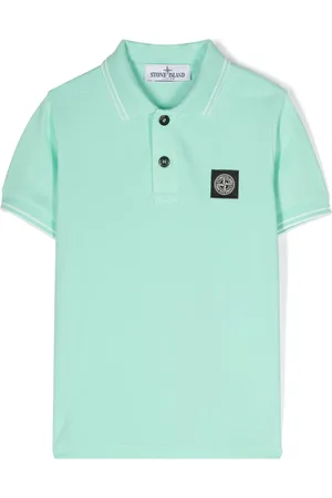 Stone Island Playera tipo polo con motivo Compass