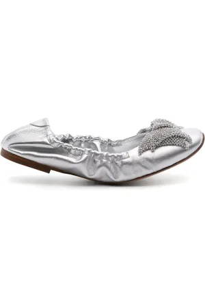 Casadei Flats con detalle de moño