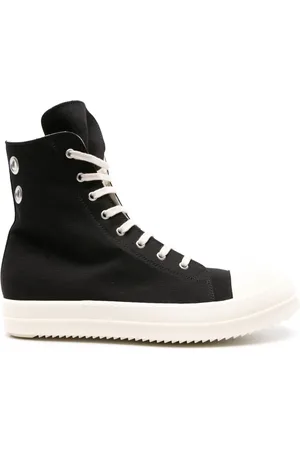 Rick Owens Tenis altos con agujetas