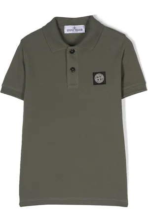 Stone Island Playera tipo polo con motivo Compass