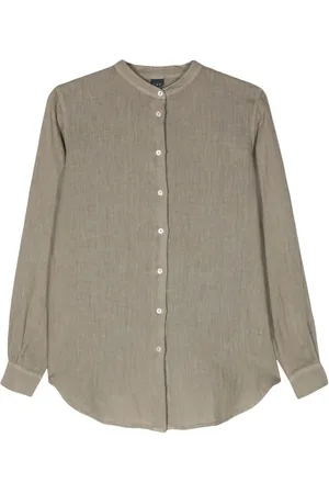 FAY Camisa con cuello mao
