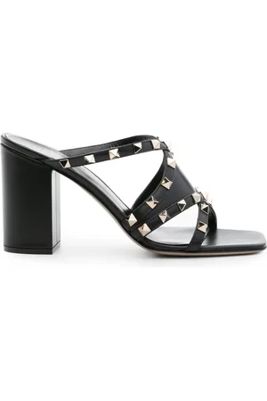 VALENTINO GARAVANI Sandalias Rockstud con tacón de 90mm de piel