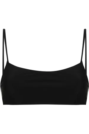 Tory Burch Top de bikini con cuello cuadrado
