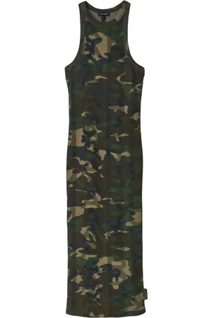 Marc Jacobs Vestido con estampado militar
