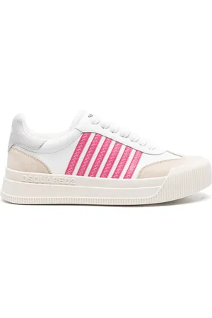 Dsquared2 Tenis con agujetas y rayas estampadas