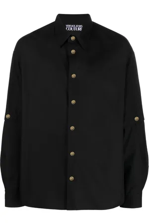VERSACE Camisa con botones en relieve