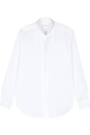 Tintoria Mattei Camisa de popelina manga larga