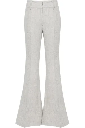 GABRIELA HEARST Pantalones acampanados Rhein con detalle de costuras