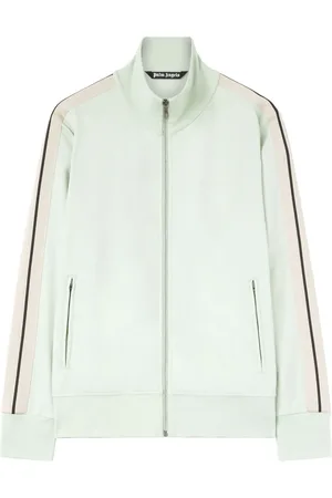 Palm Angels Sudadera con logo bordado y cierre