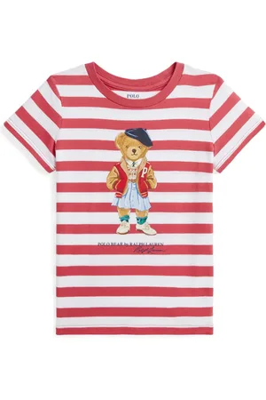 Ralph Lauren Playera con rayas estampadas