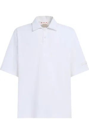 Marni Playera tipo polo con parche del logo