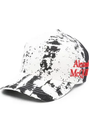 Alexander McQueen Gorro con estampado abstracto