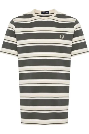 Fred Perry Playera con rayas estampadas