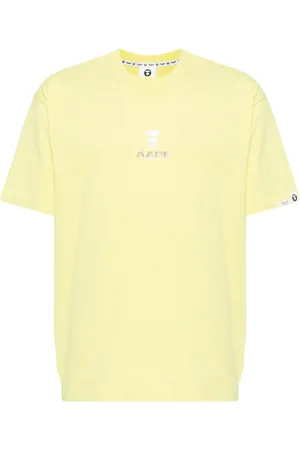 A Bathing Ape Playera con logo estampado