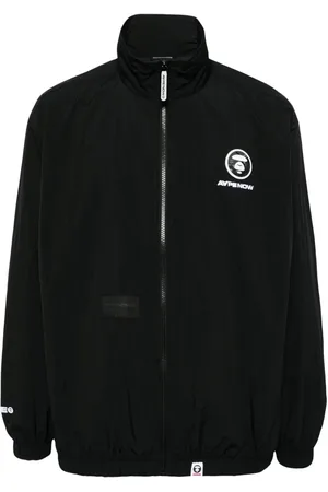 A Bathing Ape Chamarra con cierre y aplique del logo