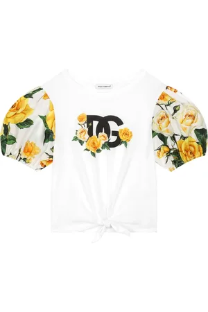 Dolce & Gabbana Playera con rosas estampadas