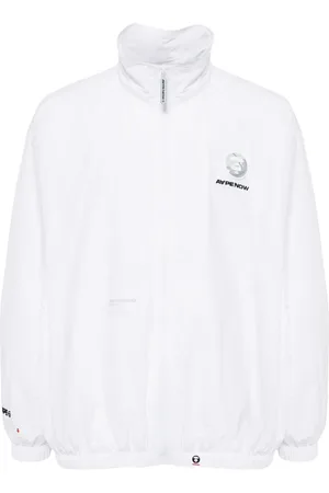 A Bathing Ape Chamarra con cierre y aplique del logo