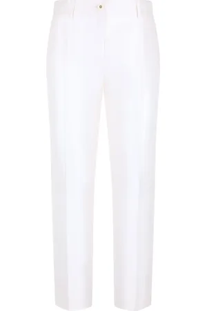 Dolce & Gabbana Pantalones de vestir de seda