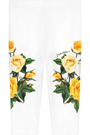 Dolce & Gabbana Leggins con estampado de rosas